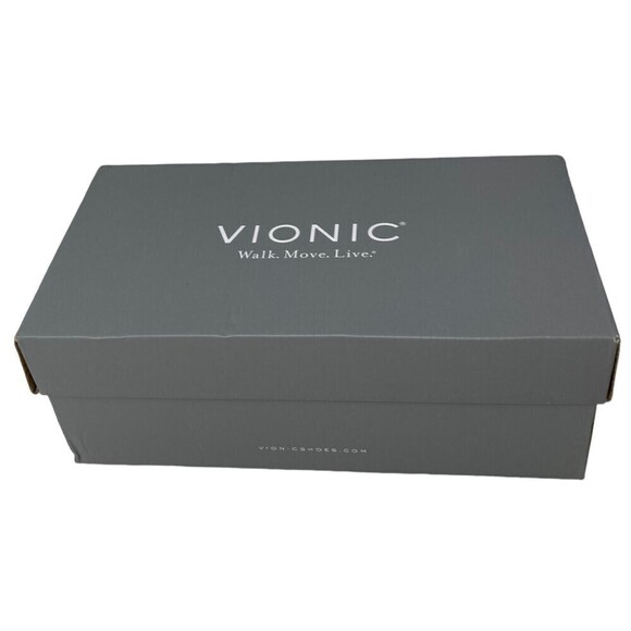 NEW Vionic Amaya Women's Size 6W Wide Sandals Shoes Gray Snake Print Flip Flop - Picture 13 of 13